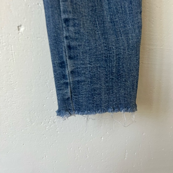 Zara MID rise Skinny Jeans with raw hem size 4 - Picture 5 of 7